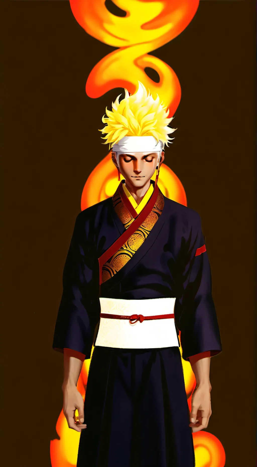 ai character: Gojo Satoru background