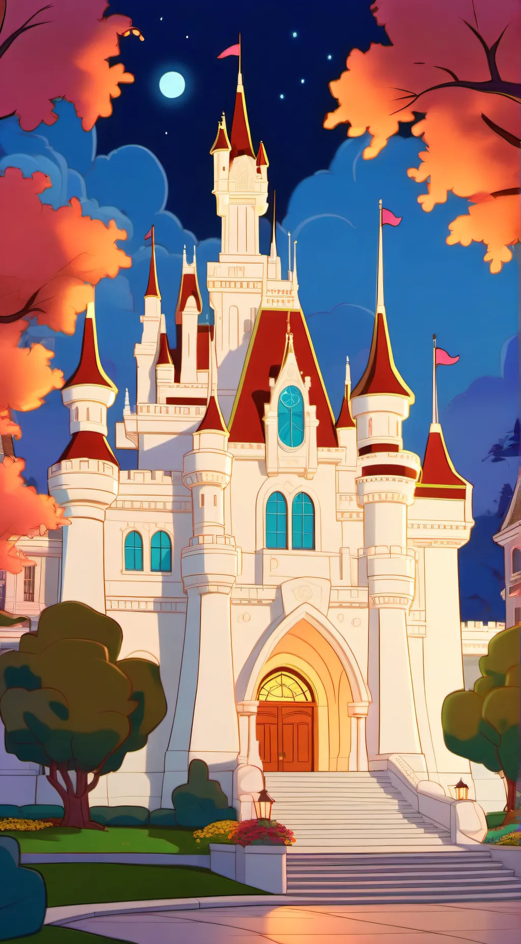 ai character: werewolf school  background