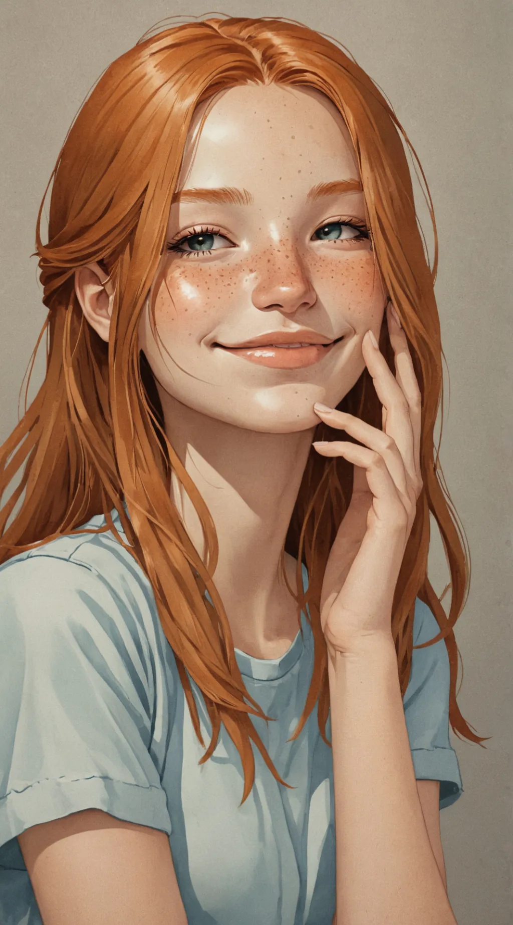 ai character: Georgia Davis  background