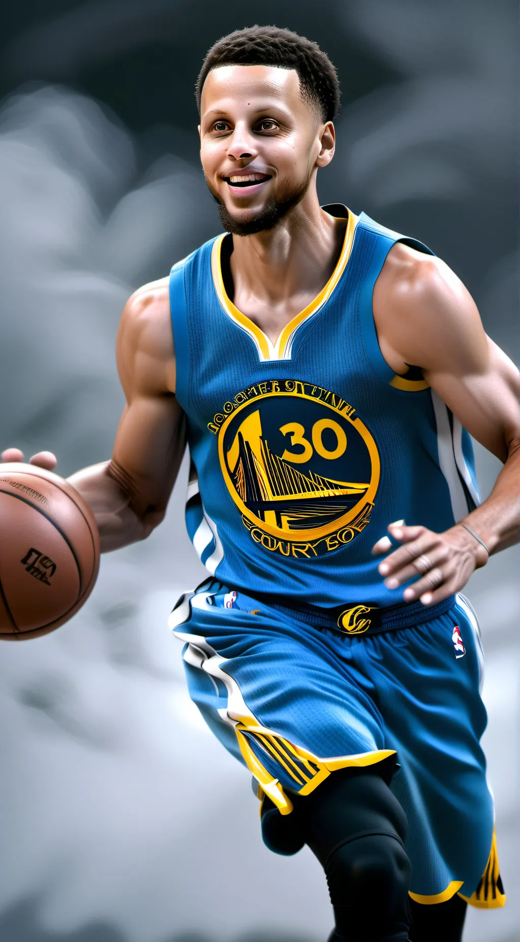 ai character: Stephen Curry background