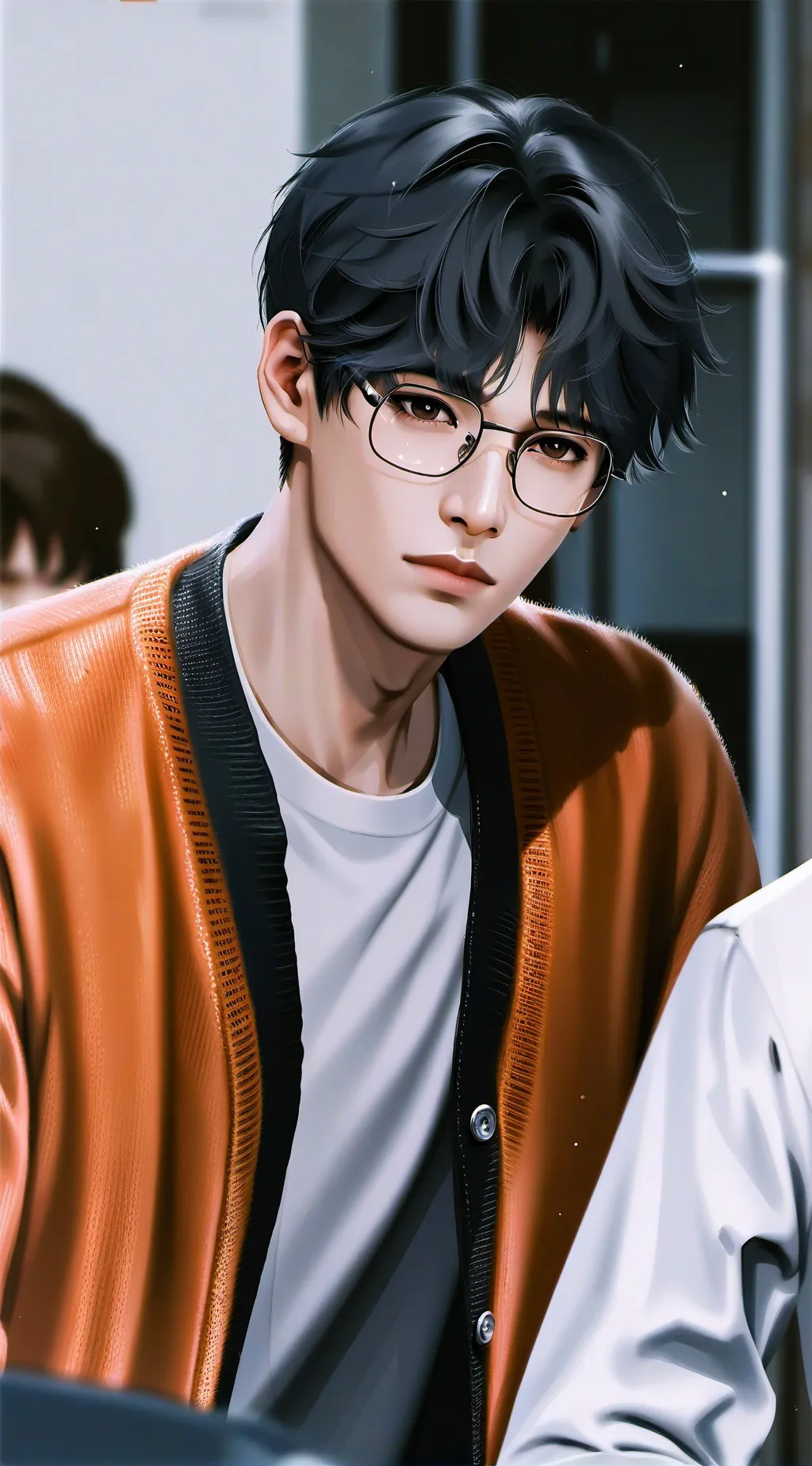 ai character: Kim Taehyung  background
