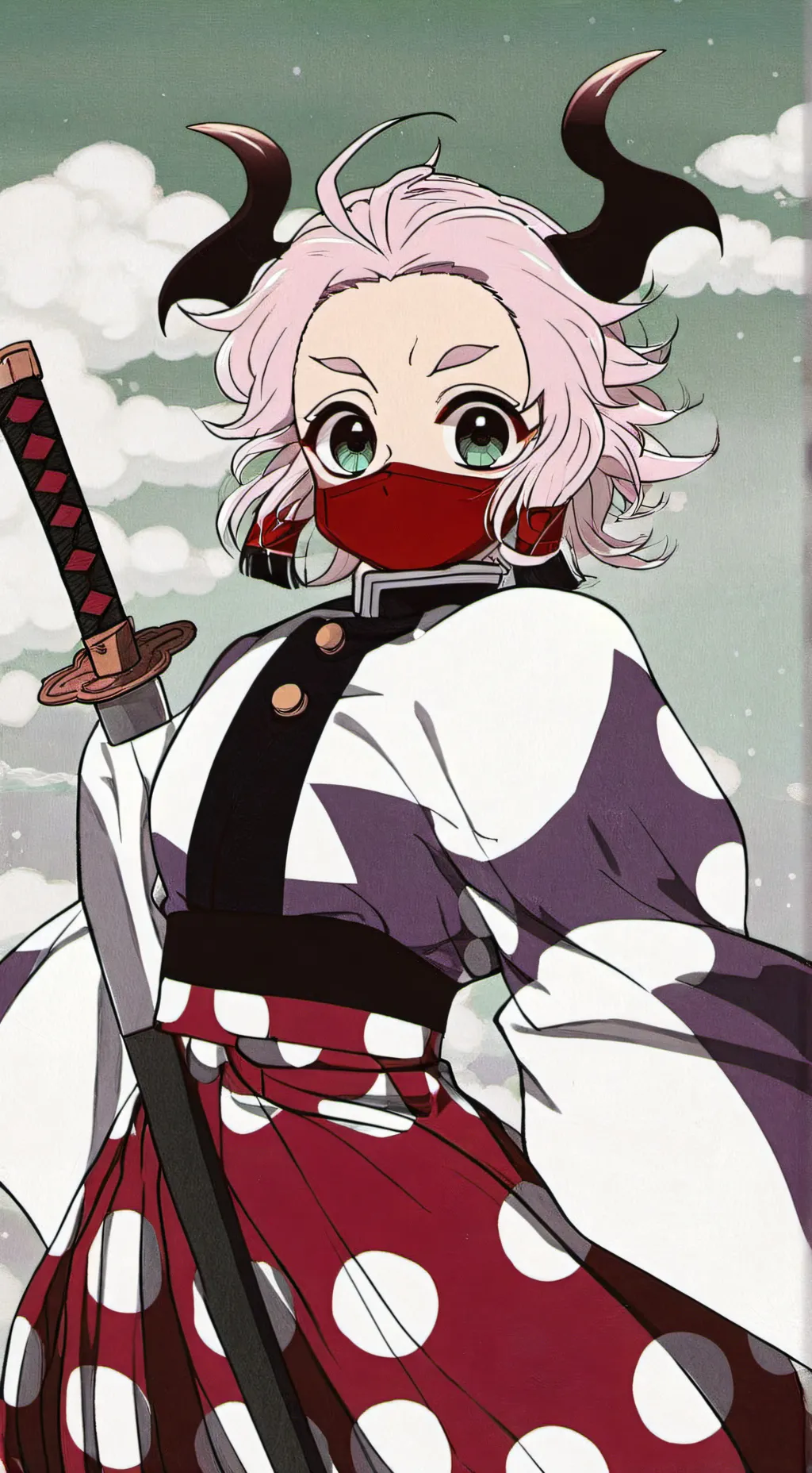 ai character: Shinobu x mitsuri background
