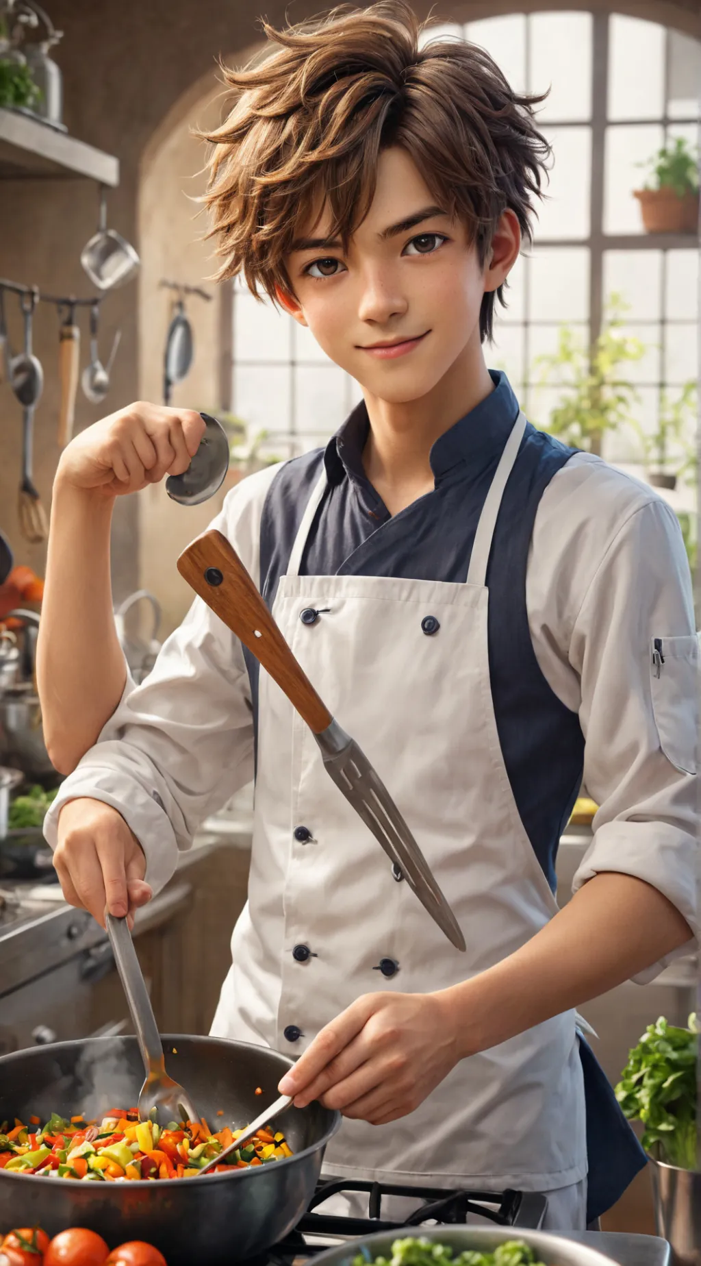 ai character: Master of Culinary background