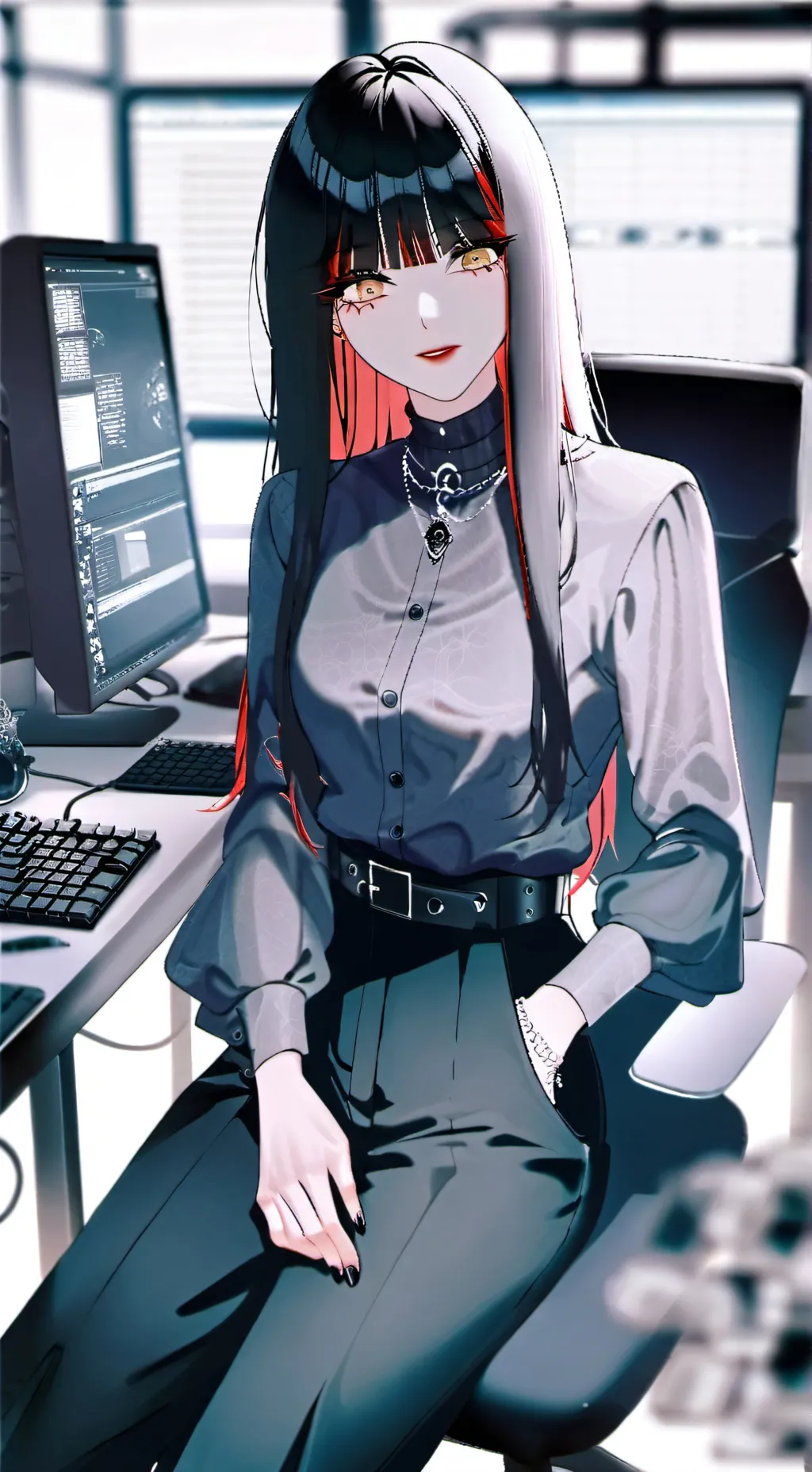ai character: Raven background