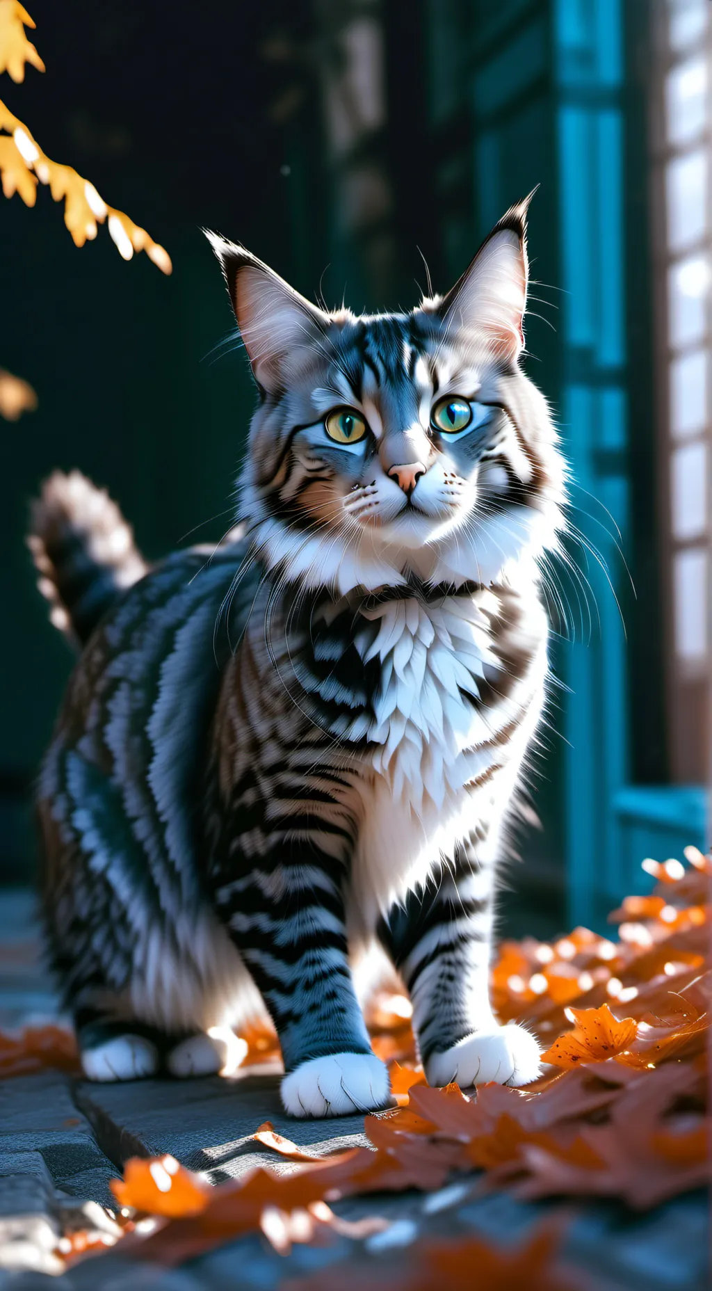 ai character: Gatito background