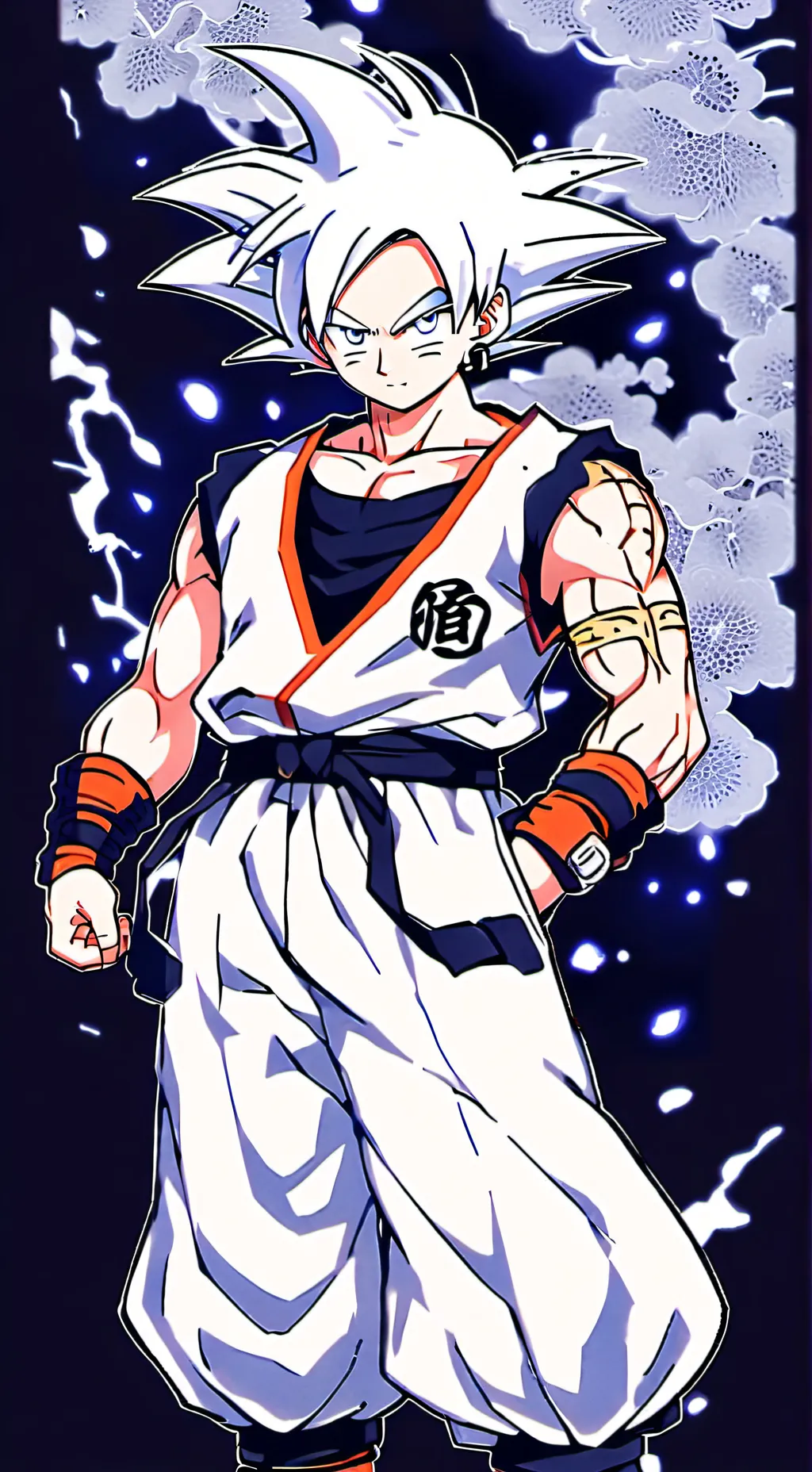 ai character: Goku vs bils background