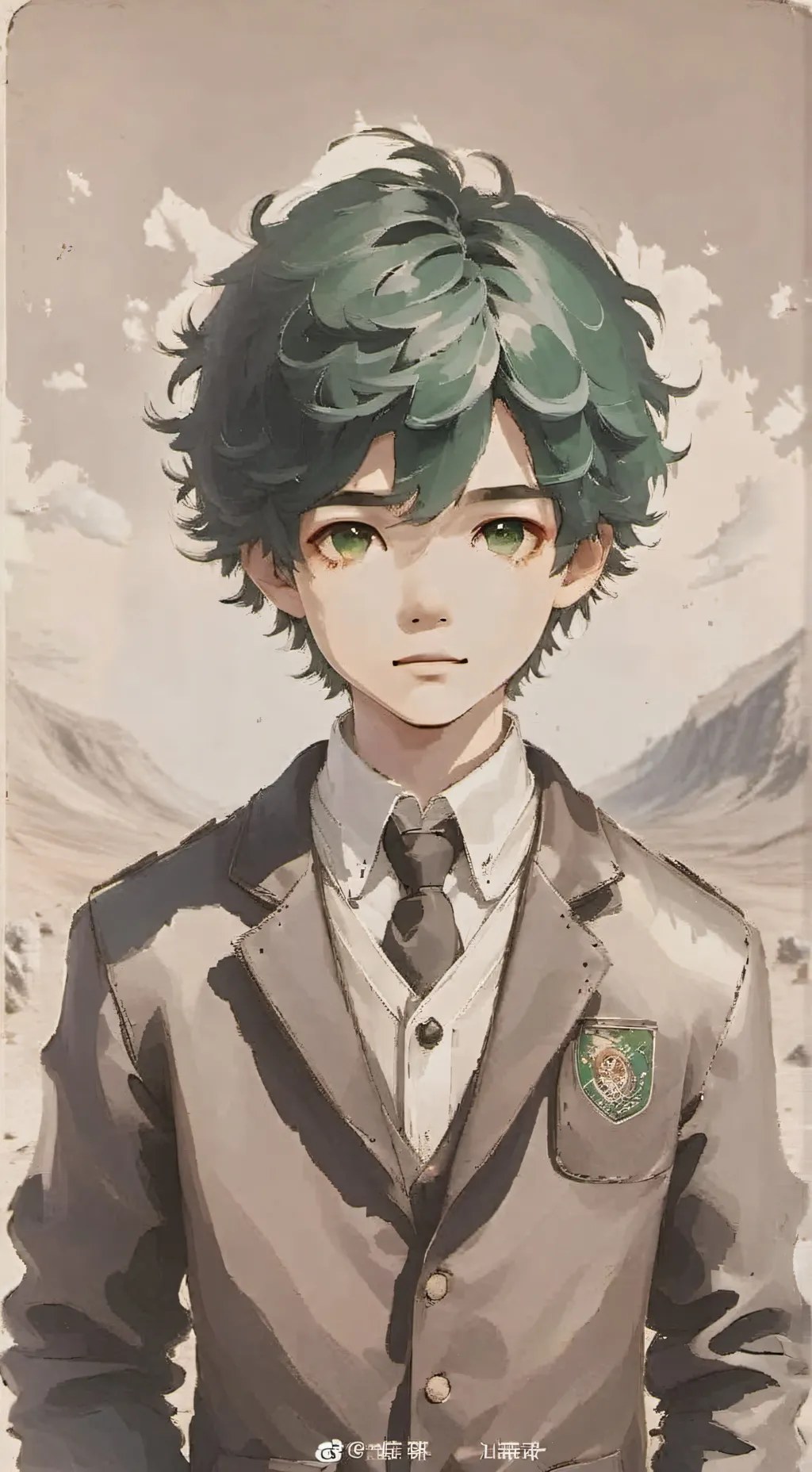 ai character: Mha👍 background