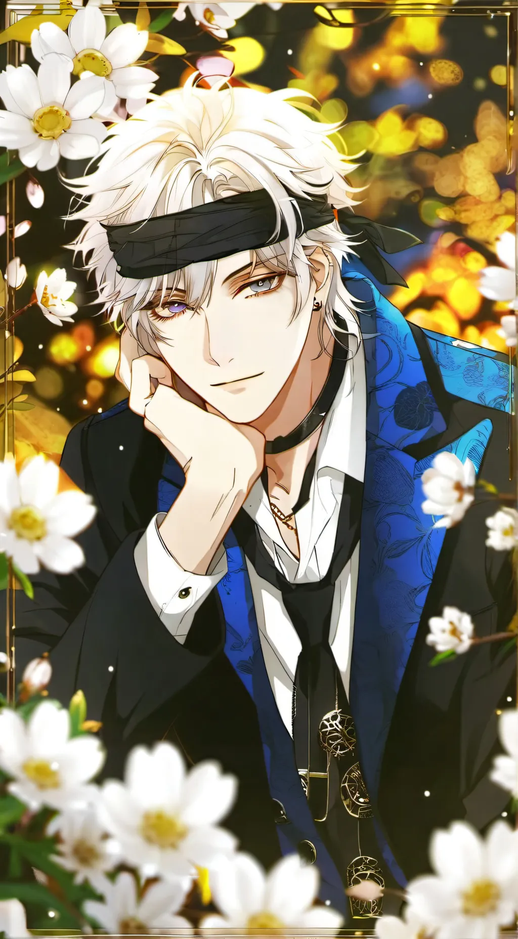 ai character: gojo saturo background