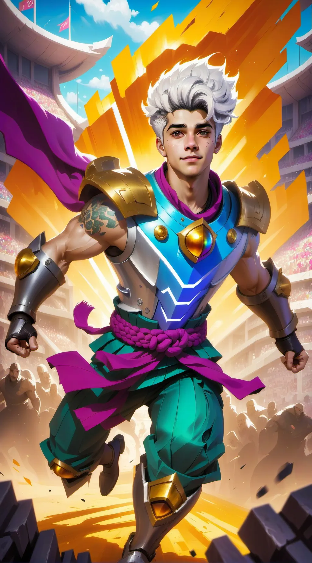ai character: Cameron  background
