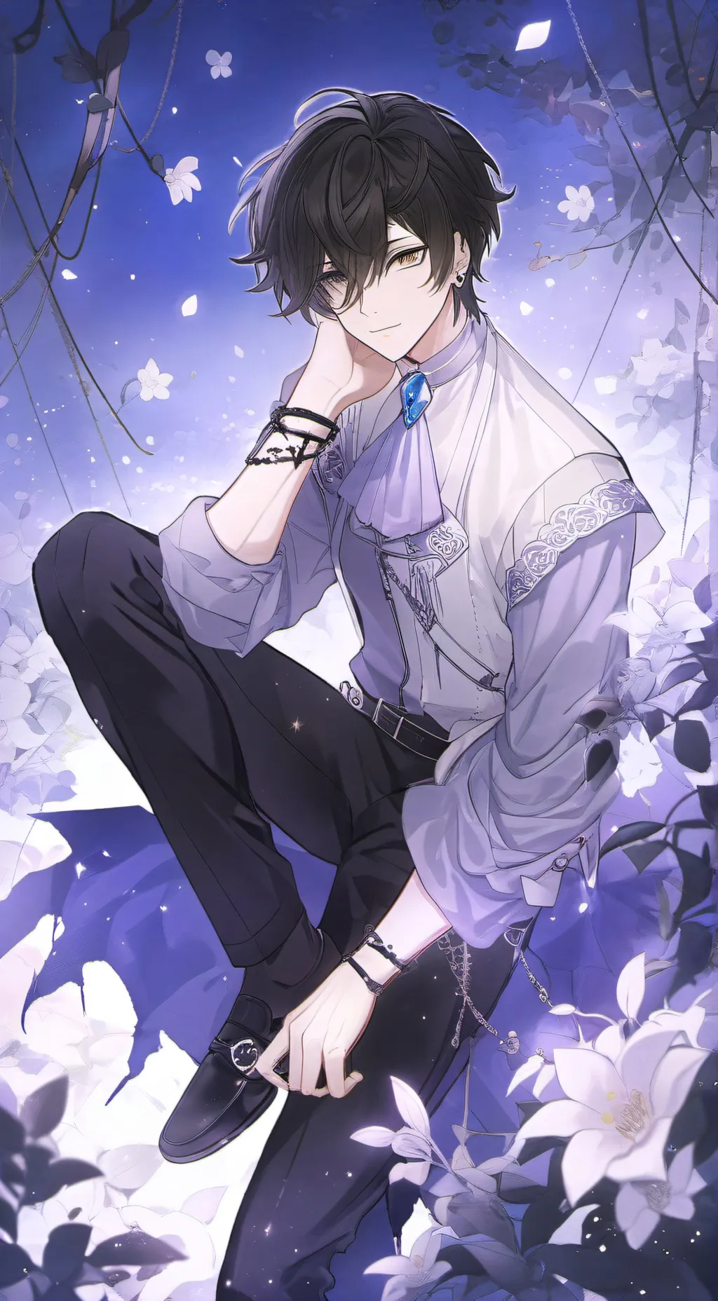 ai character: William Scarlet background