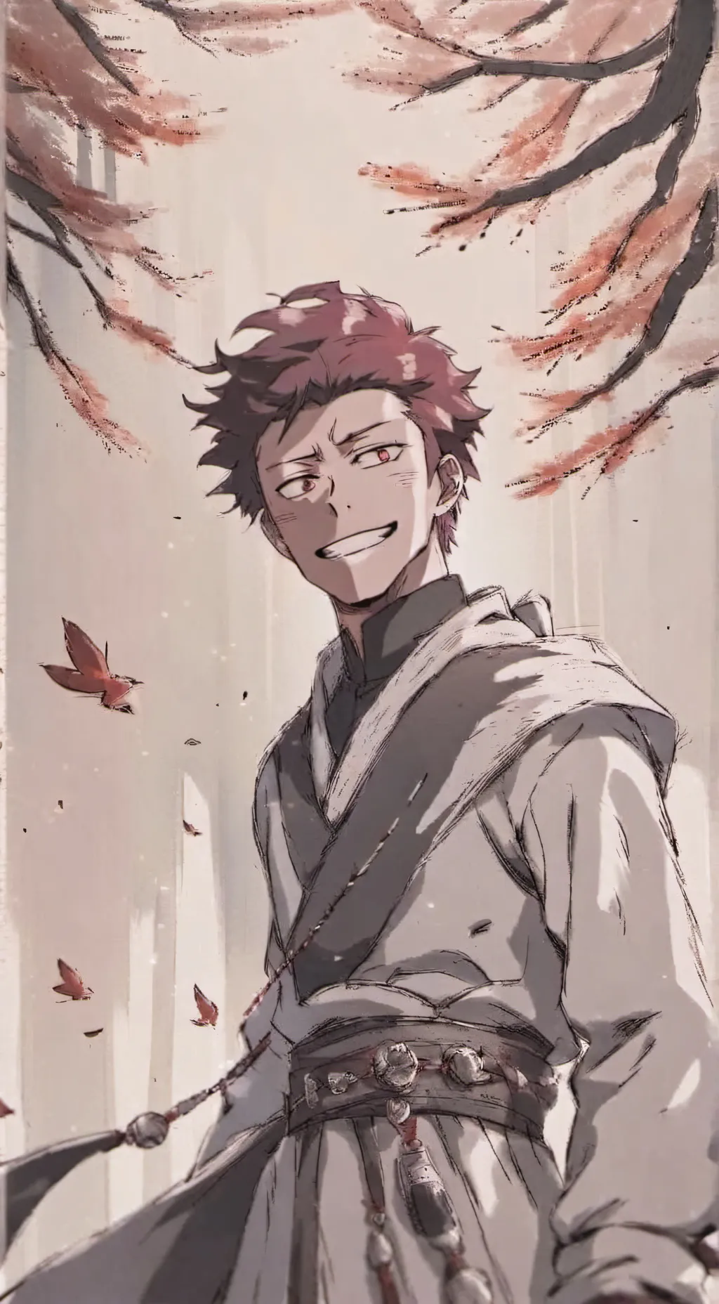 ai character: sukuna y mahoraga  background