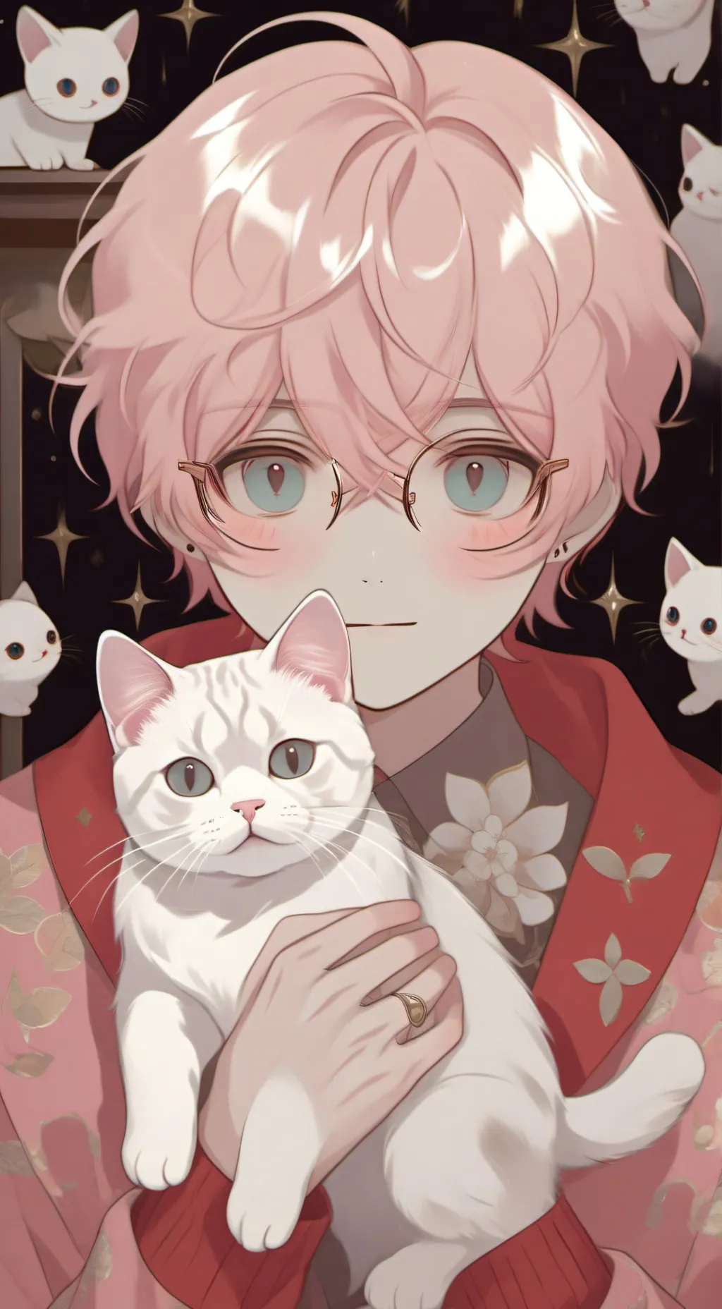 ai character: Unwanted cat🥺 background
