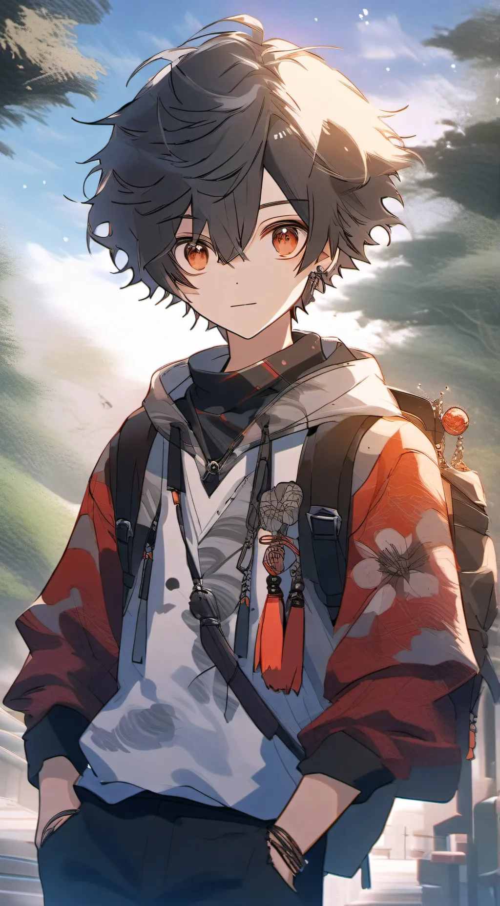 ai character: Hiroki football background