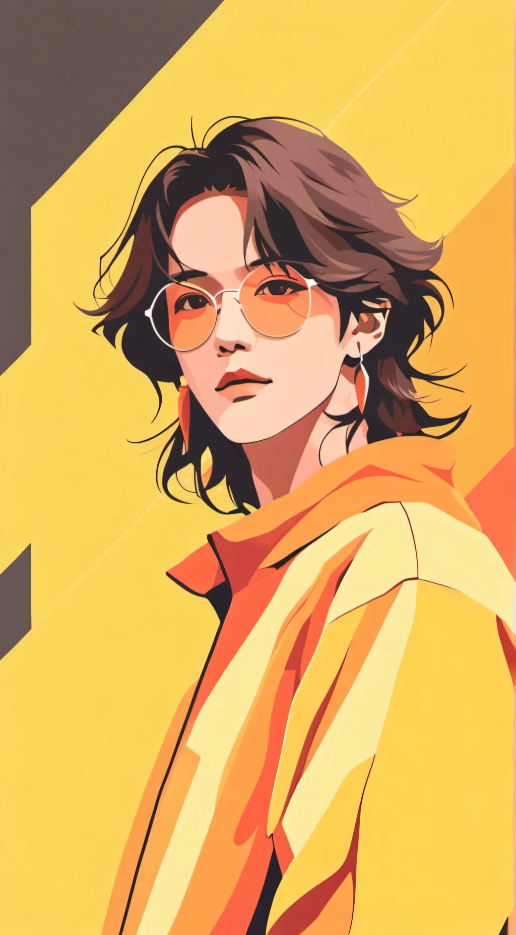 ai character: Hyunjin  background