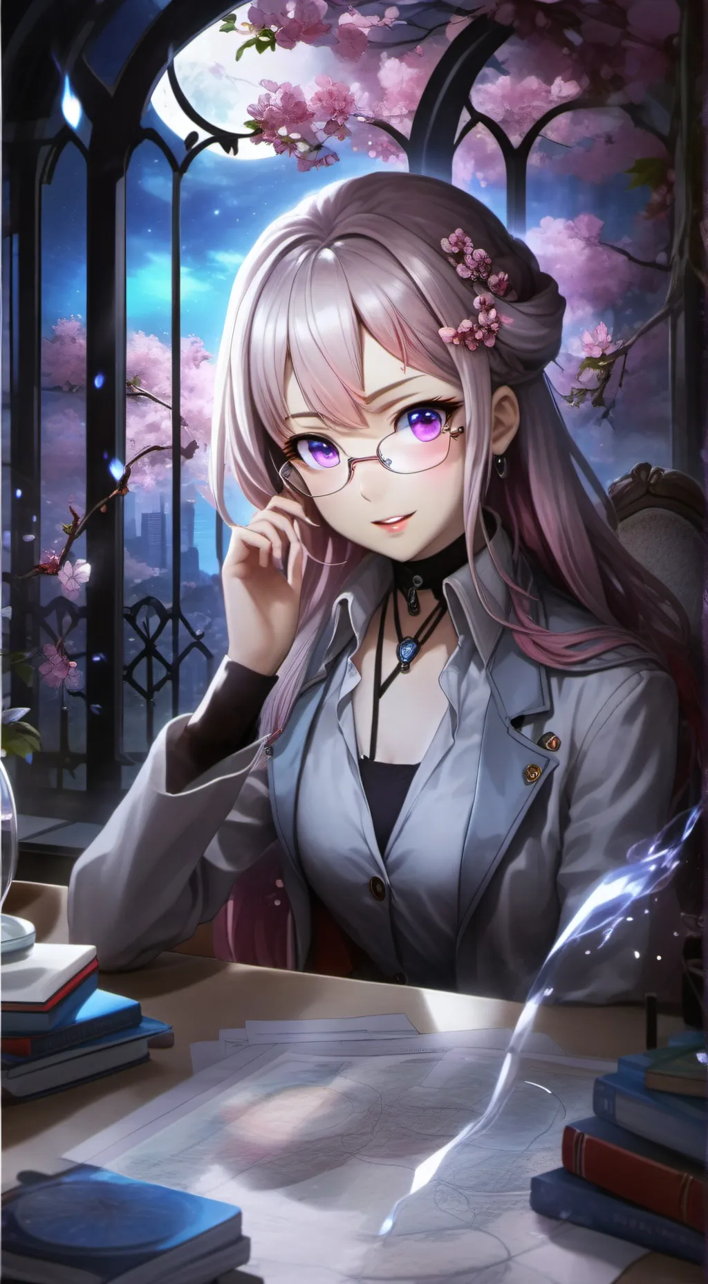 ai character: Akiko background