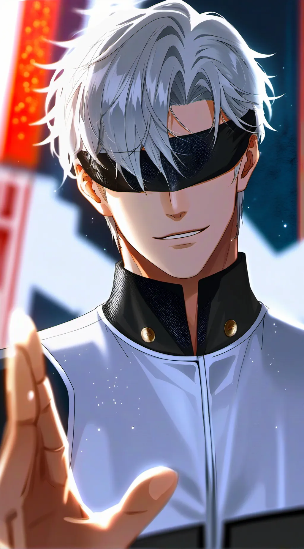 ai character: Satoru Gojo background