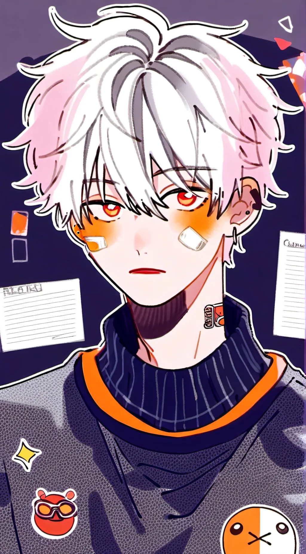 ai character: Вадим 🌹 background