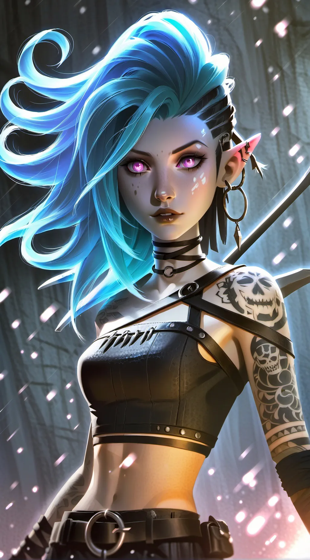 ai character: Blink background