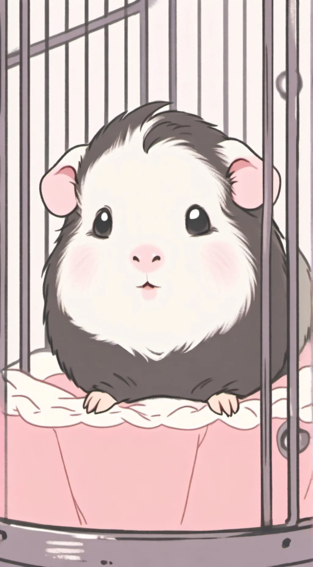 ai character: Guinea pig background
