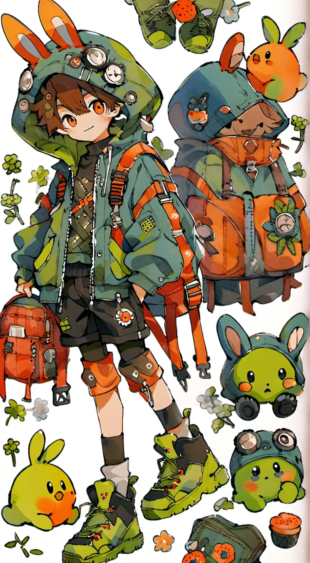 ai character: Sprunki retake background