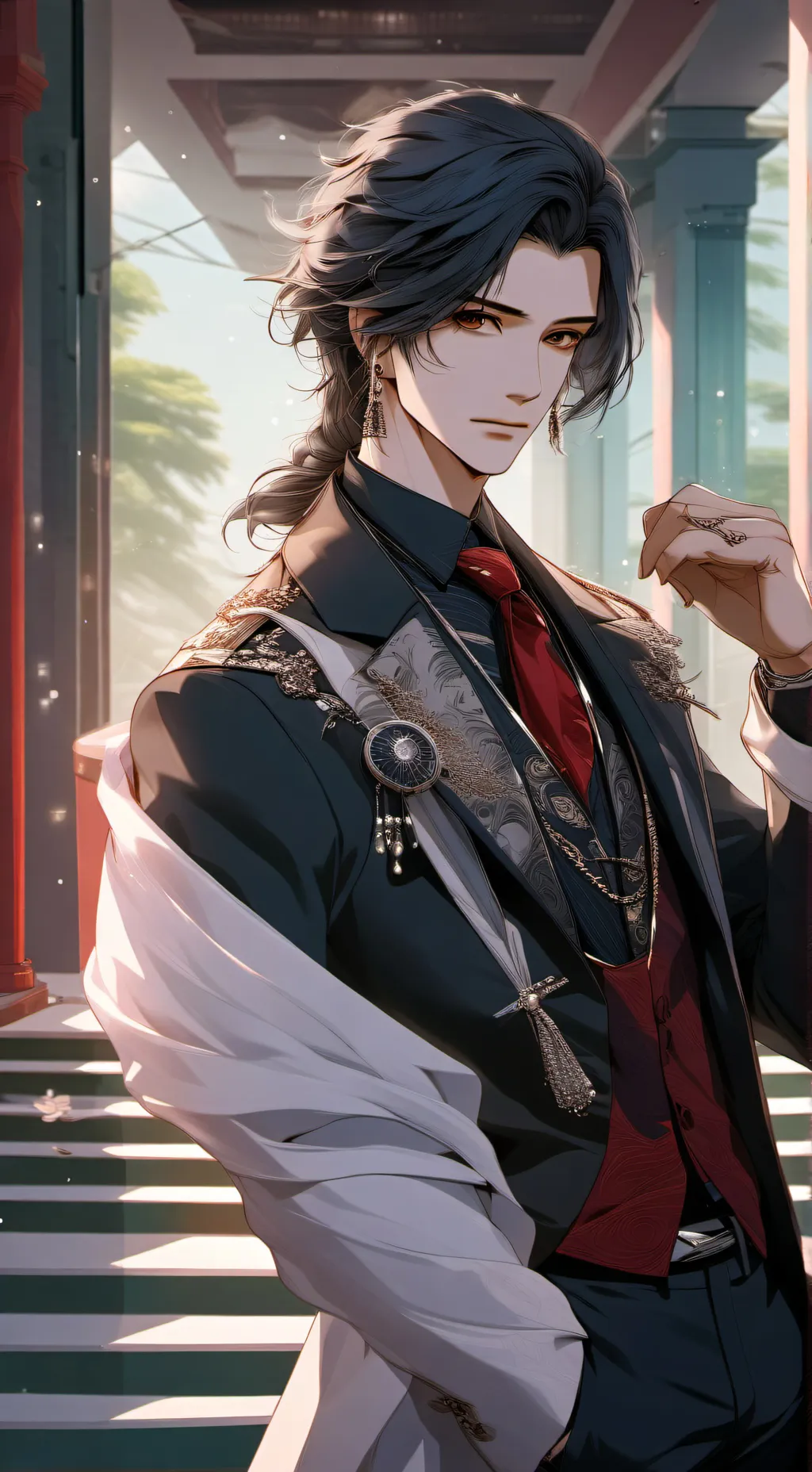 ai character: mark  background