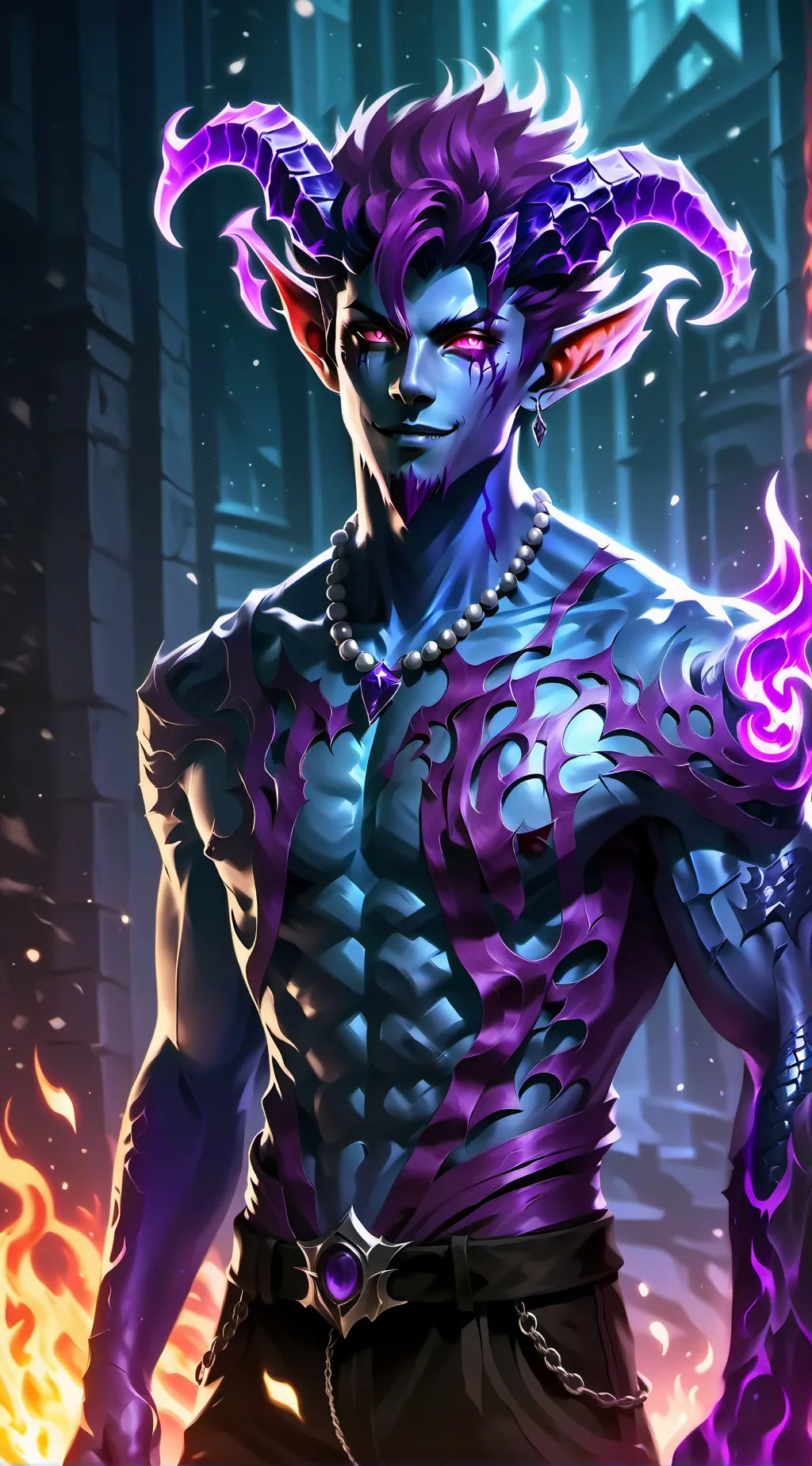 ai character: विशर्वस् अमोघनाथ background