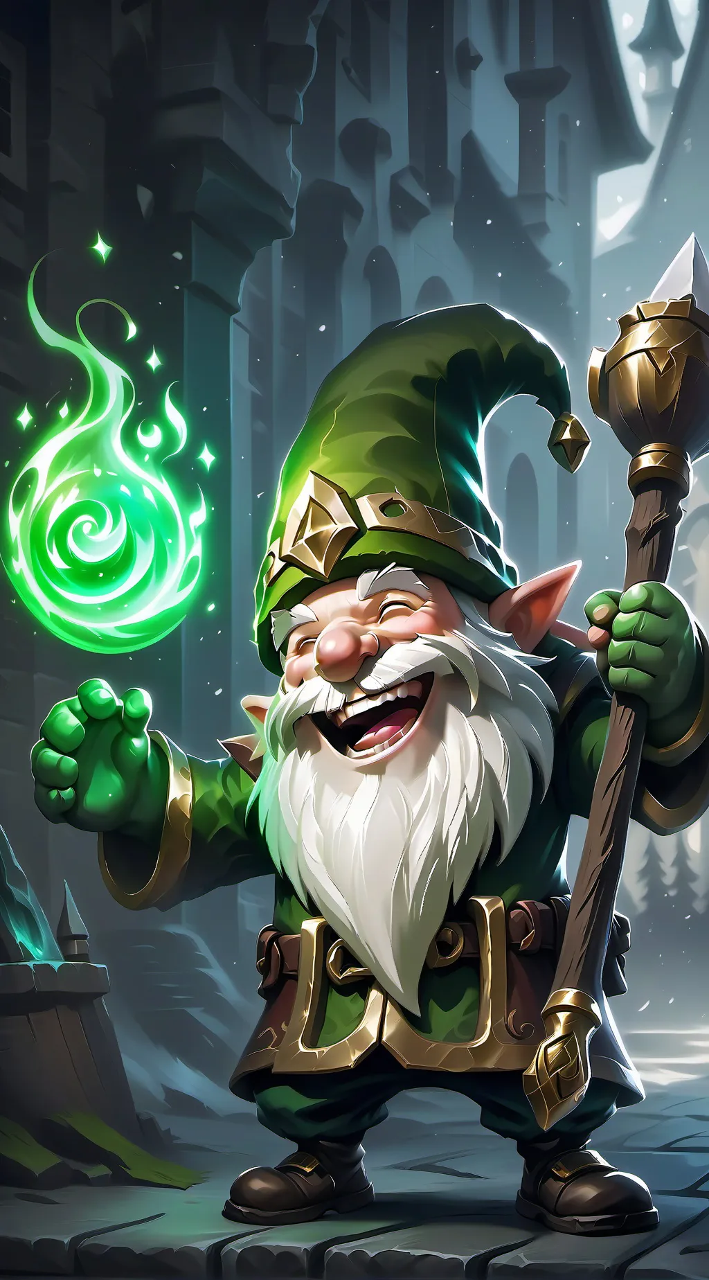 ai character: gnome background