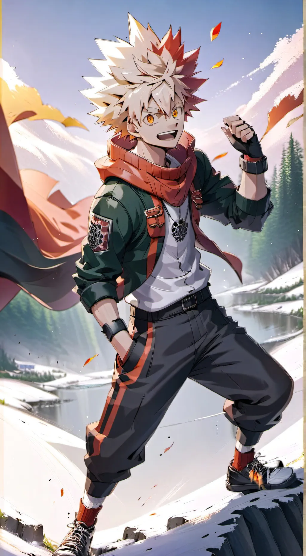 ai character: Bakugo background