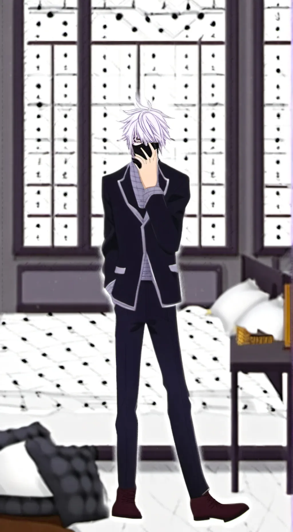 ai character: Gojo Satoru background