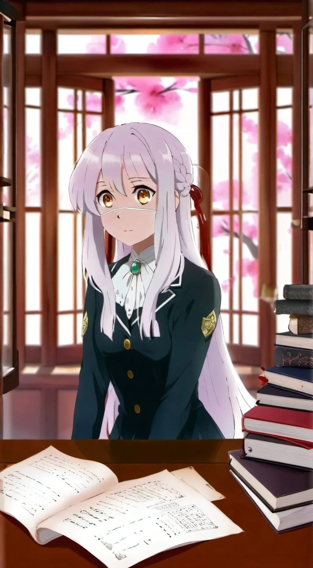 ai character: Himari background