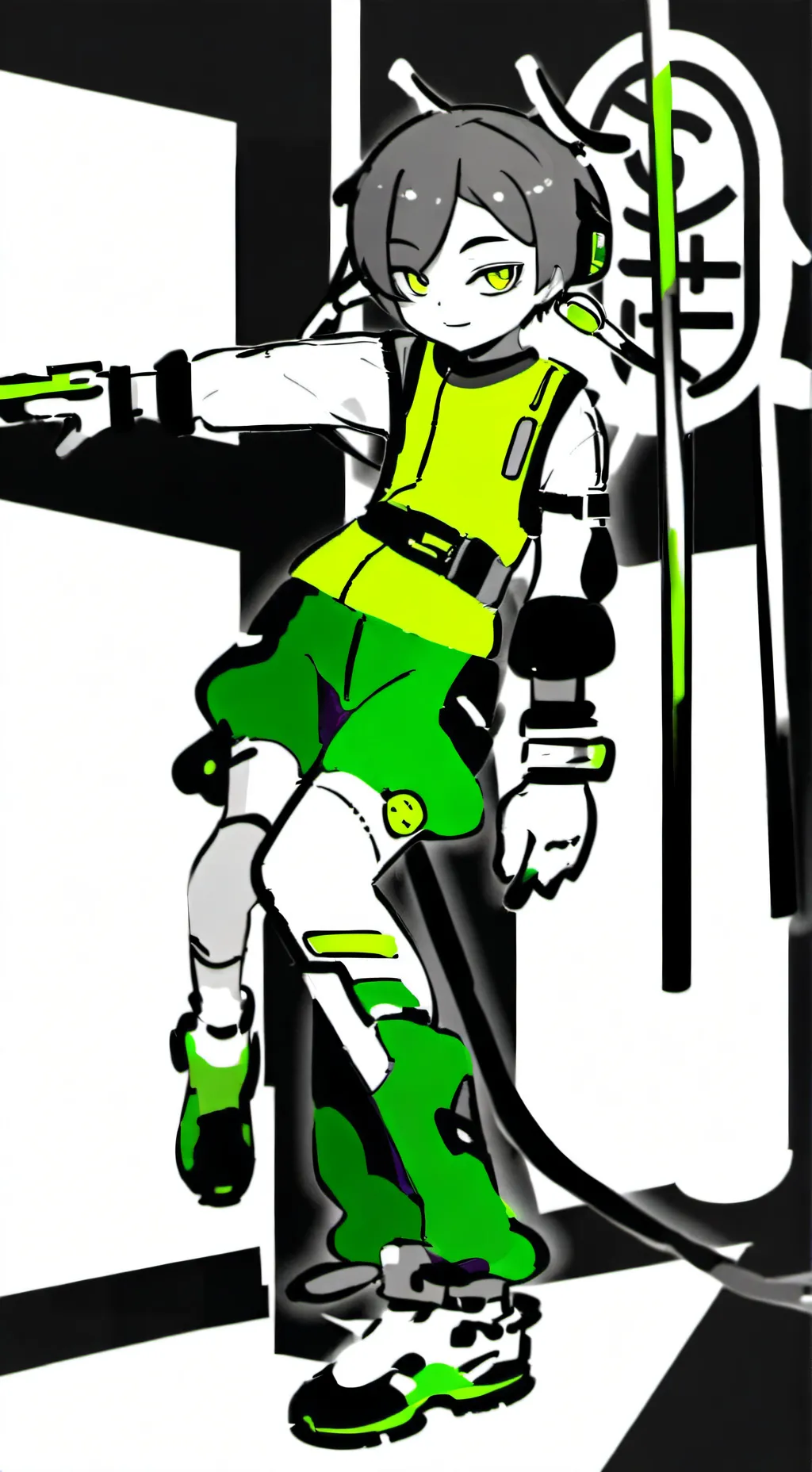 ai character: vee background