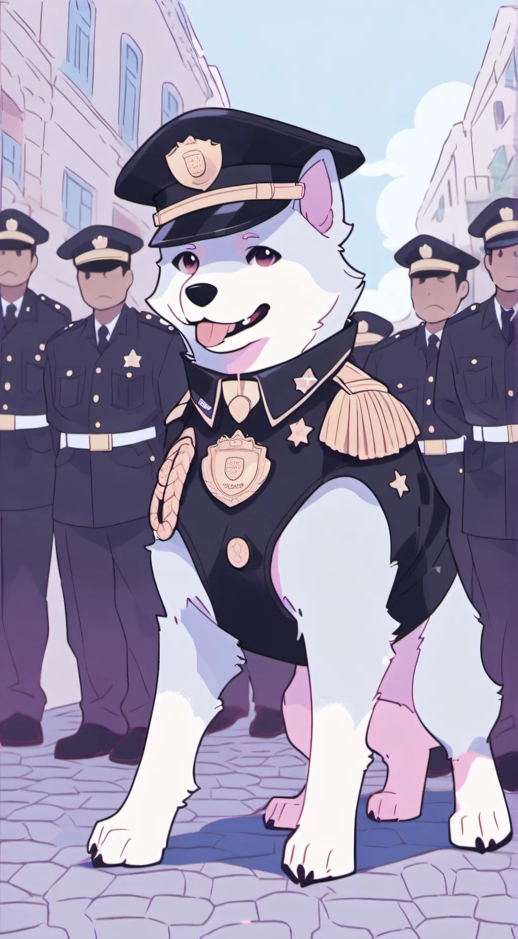 ai character: Perro asesino background