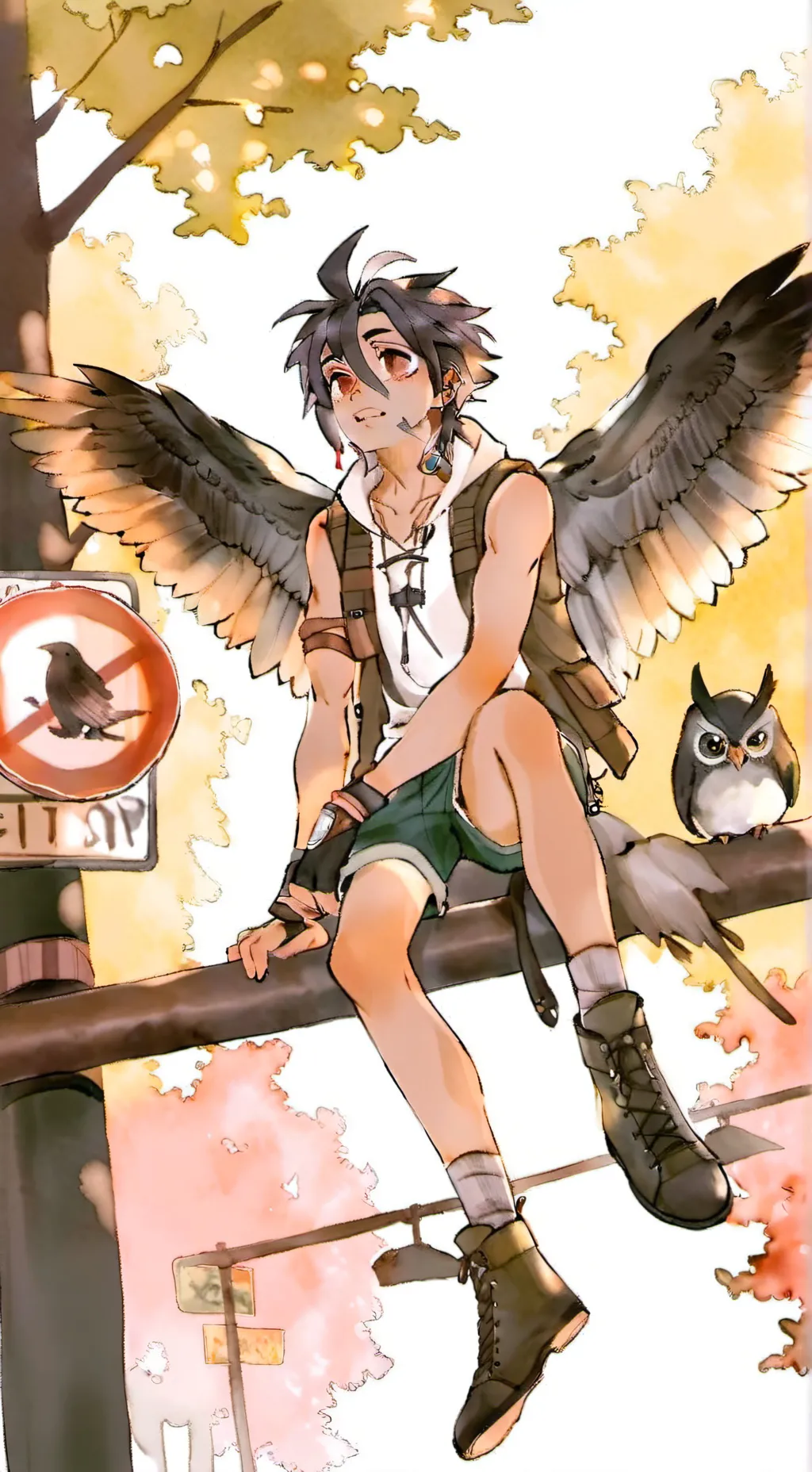 ai character: ☁️Claryx🪶 background