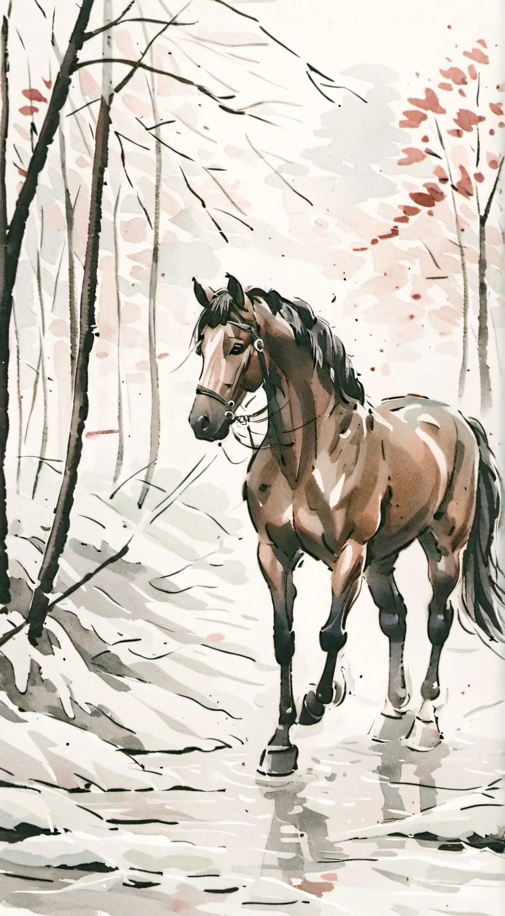 ai character: Horse background