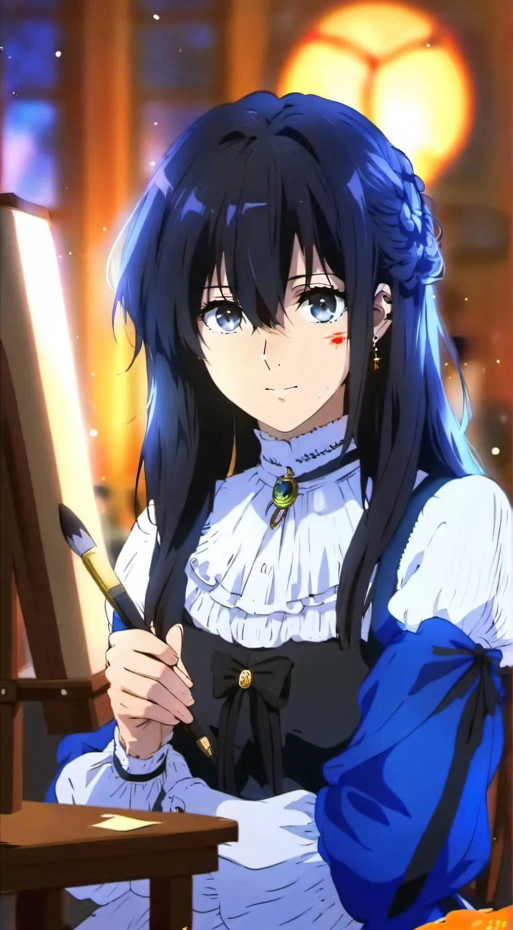 ai character: Amaya  background