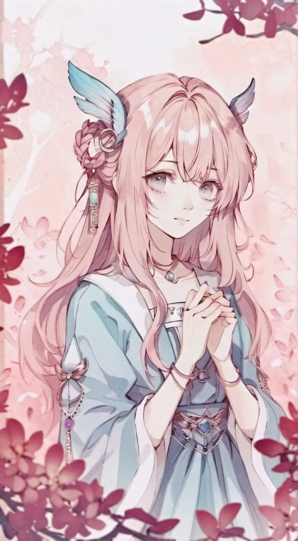 ai character: 🍭юци🍭 background