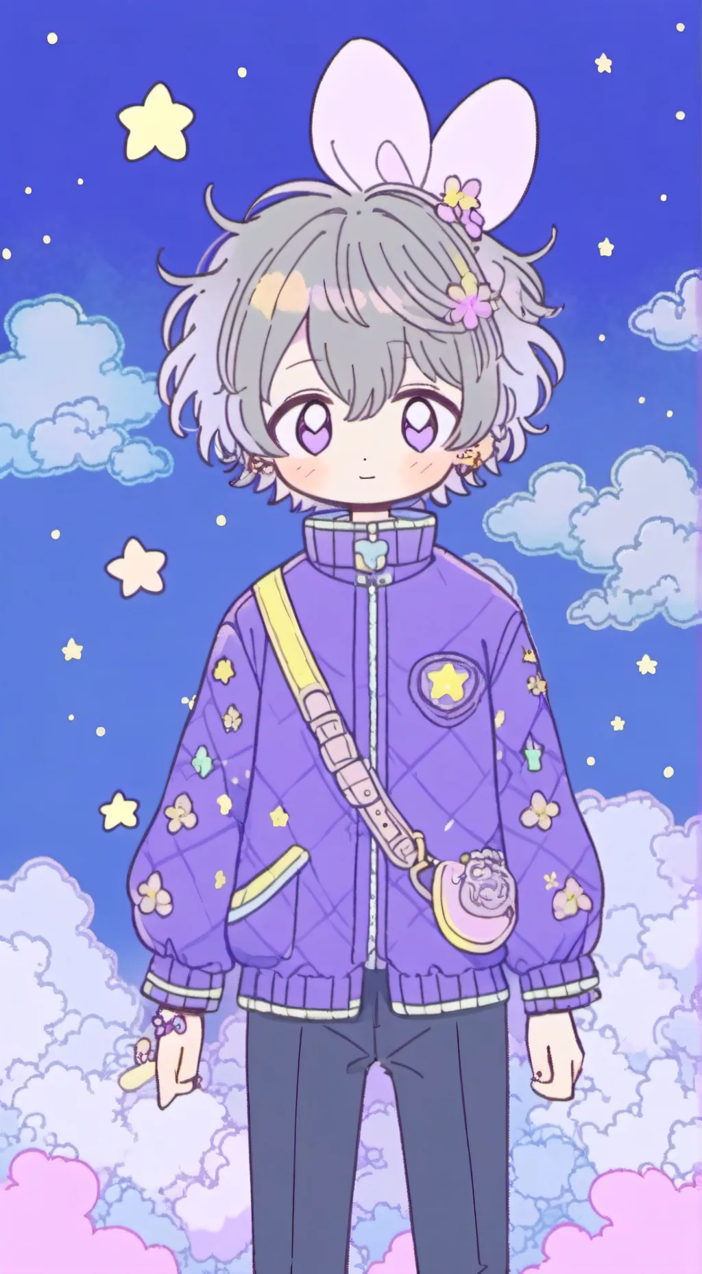 ai character: Nicky  background