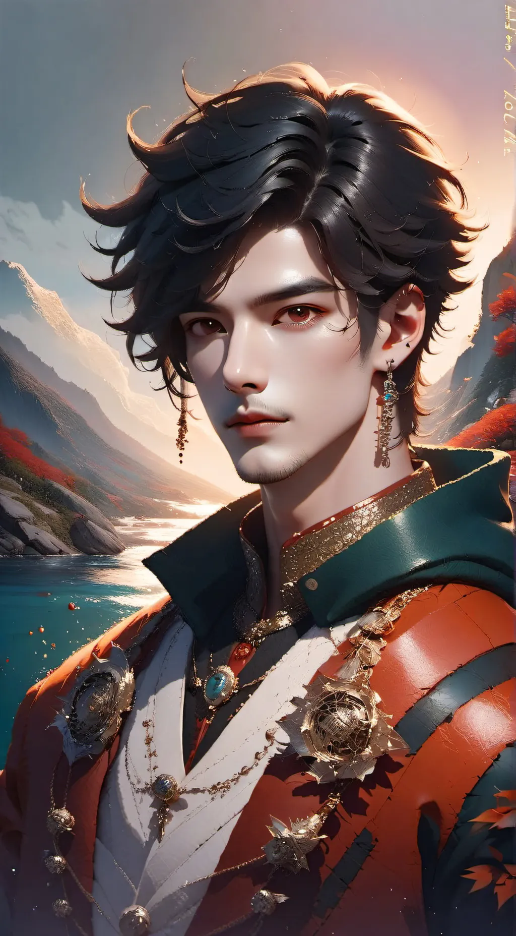 ai character: kirishima background