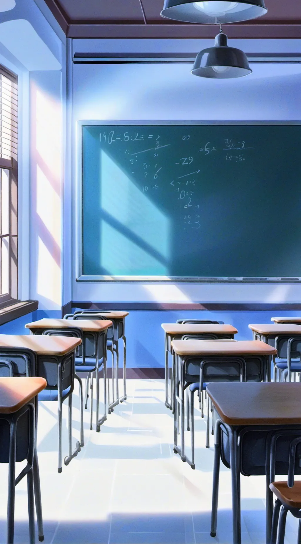 ai character: Sprunki School background