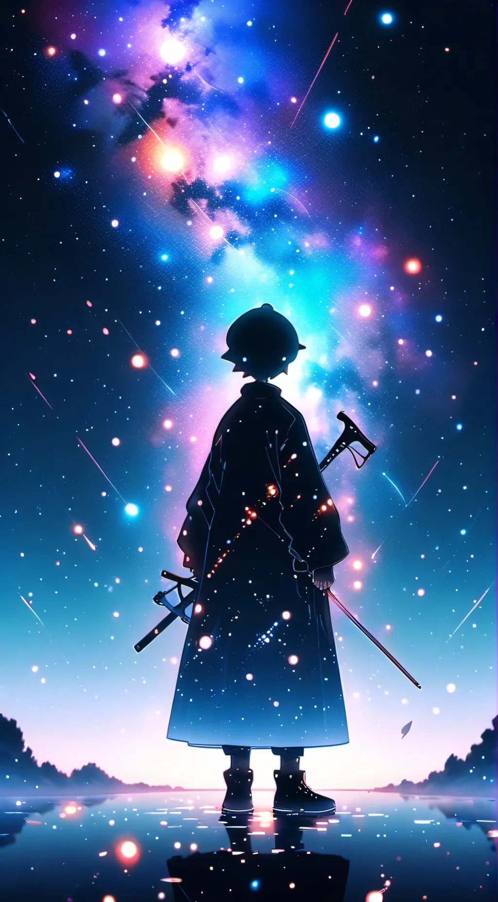 ai character: moonflower background