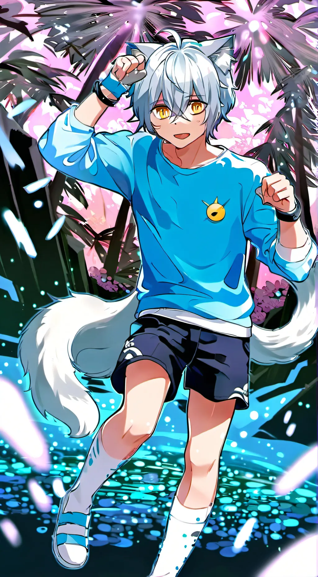 ai character: foxxy background