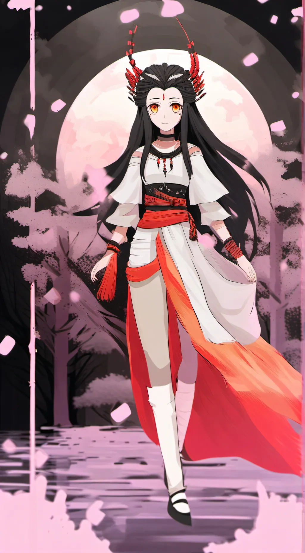 ai character: time 7 ♥️💋 background