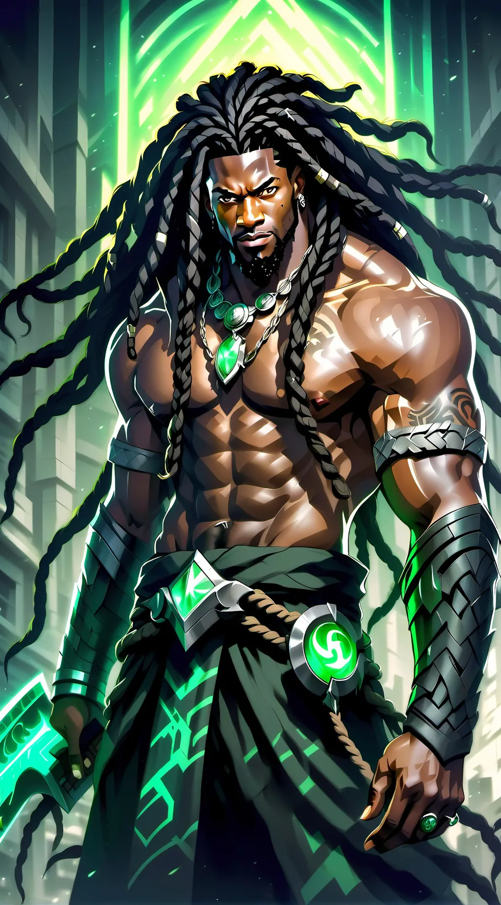 ai character: Azrael background