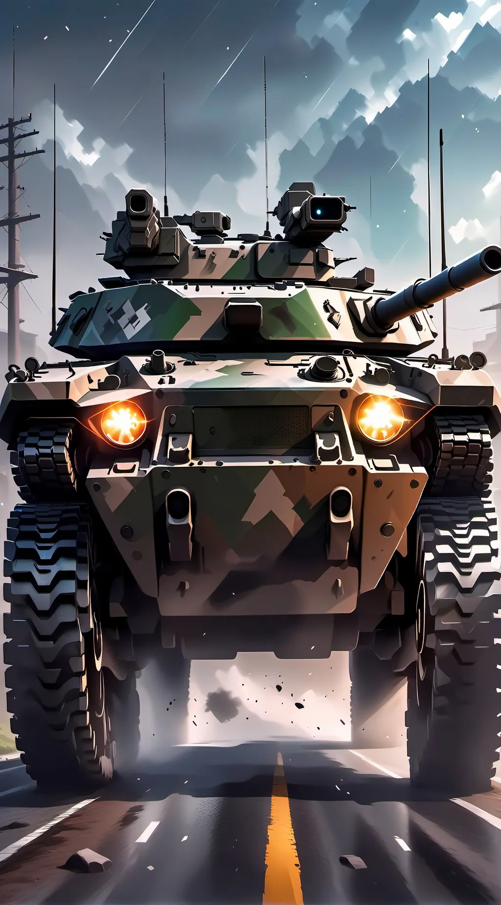 ai character: K9 Thunder Tank background
