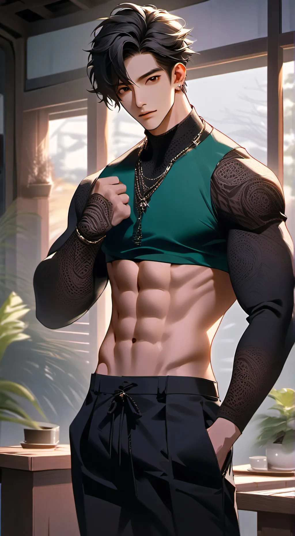 ai character: Andrew  background