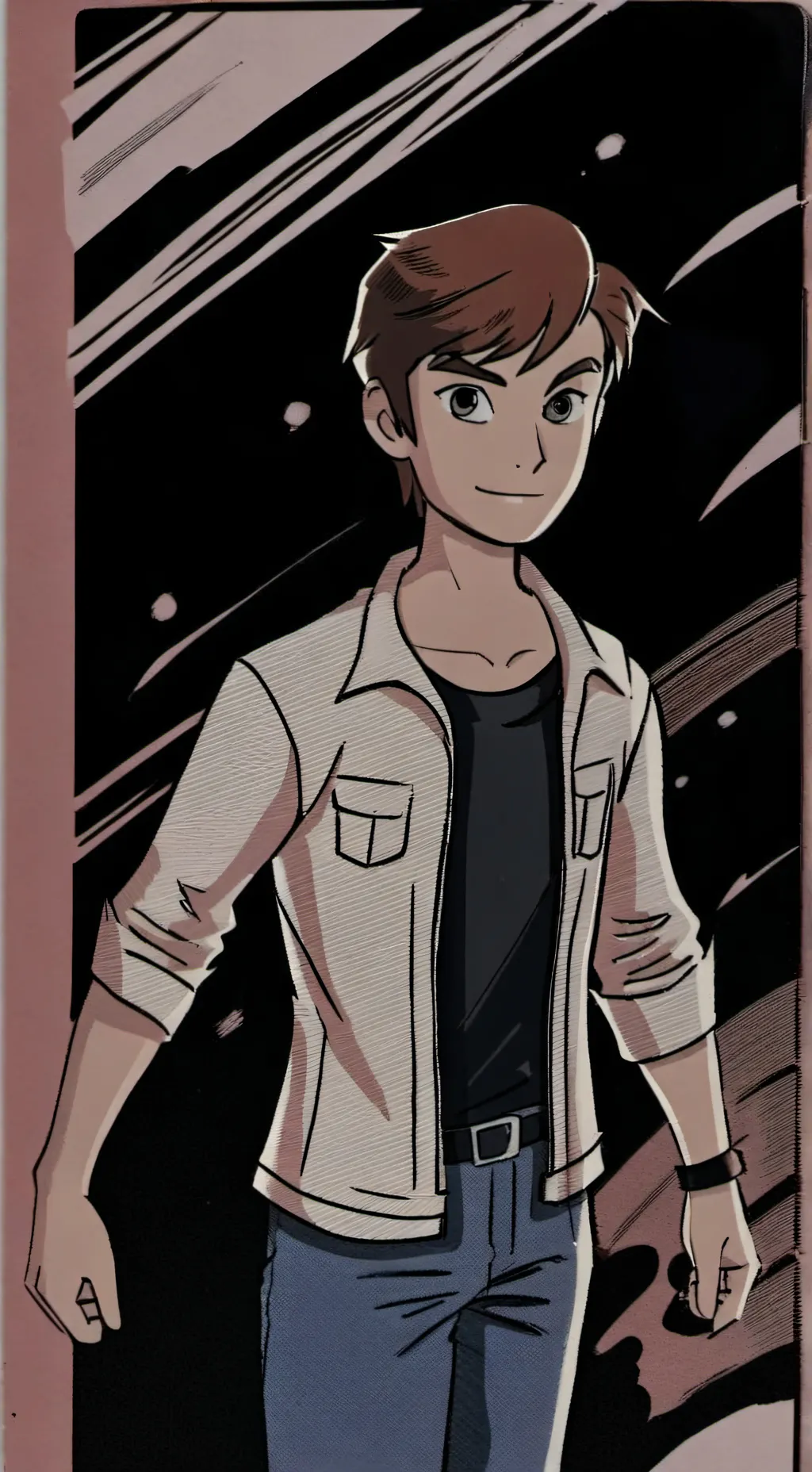 ai character: ben 10 background