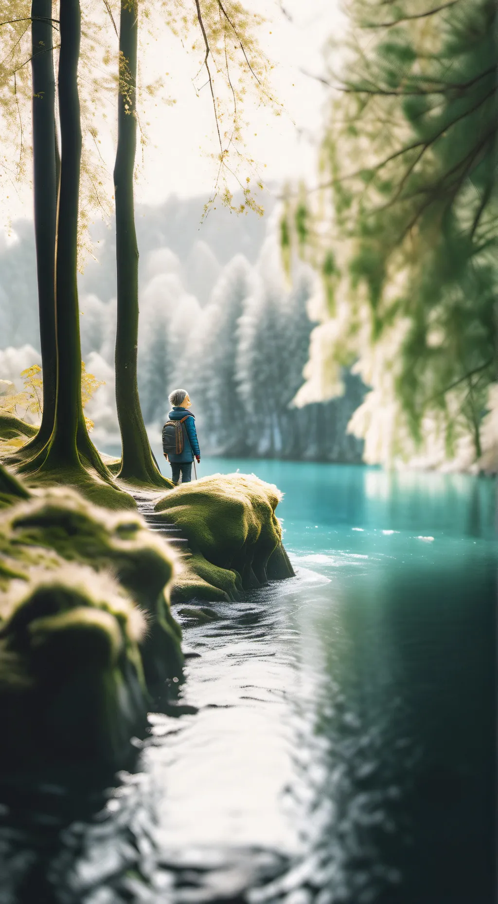 ai character: the forest  background