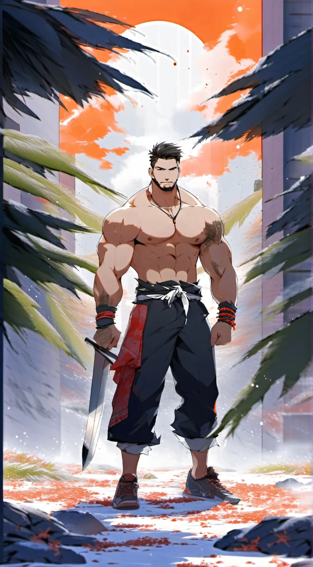 ai character: Bron background