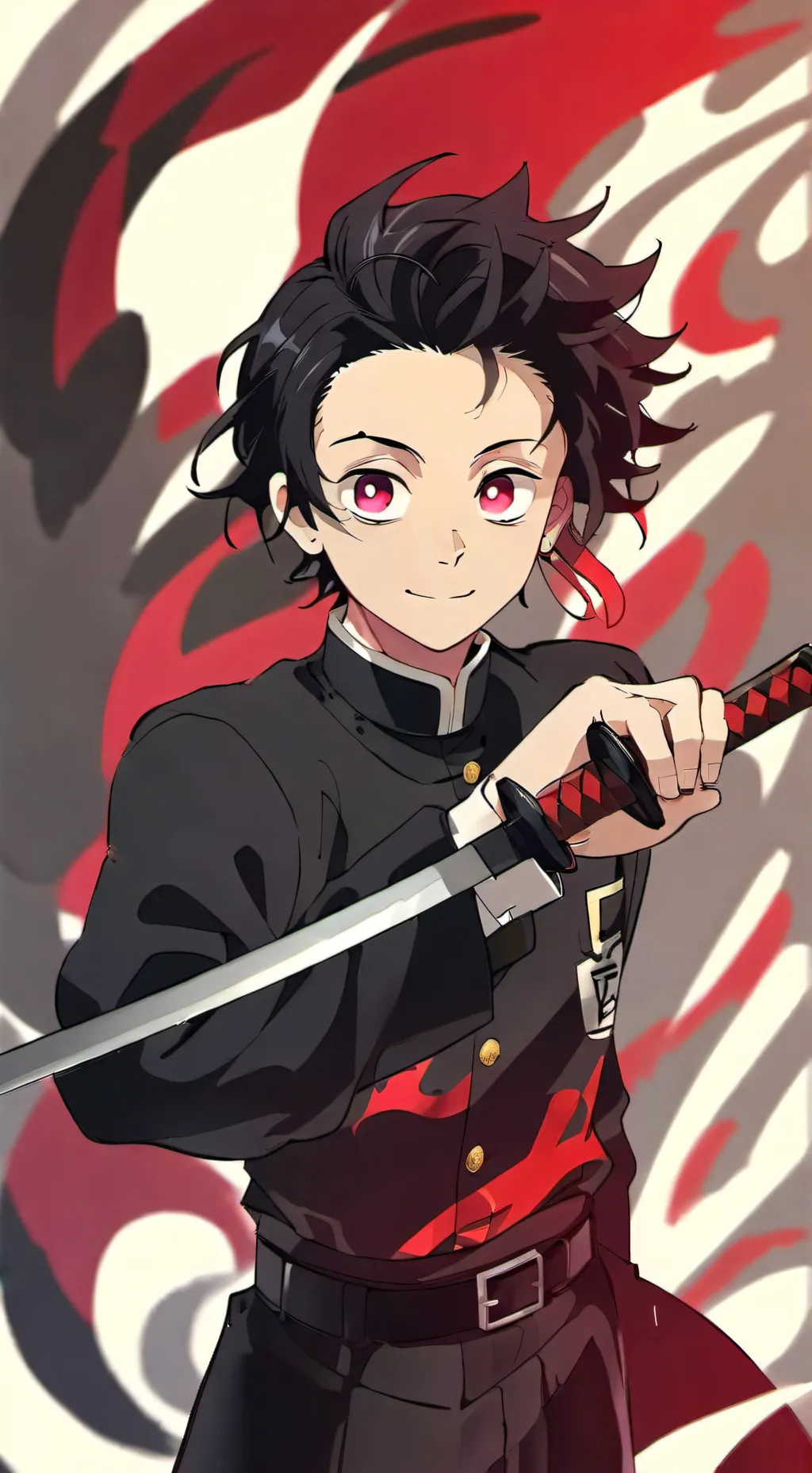 ai character: tanjiro kamado  background