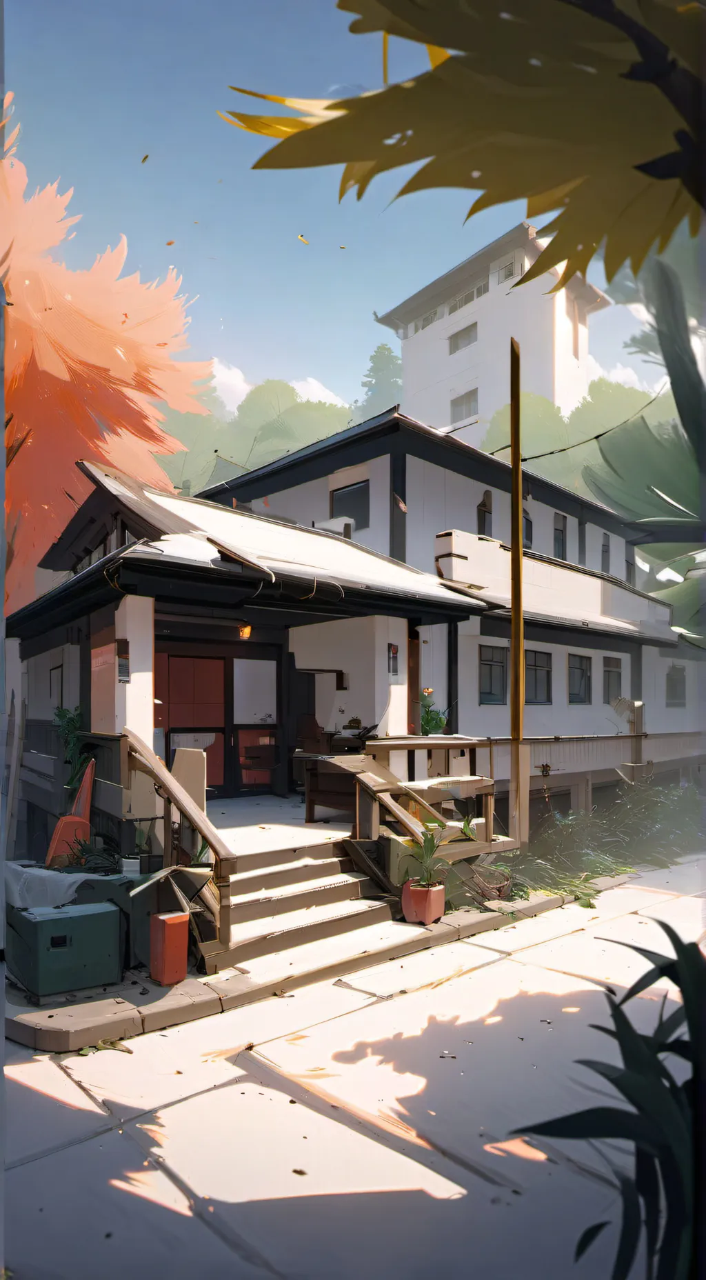 ai character: highschool  background